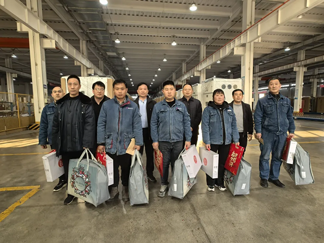 新利（中国）网站新春慰问送关怀，节前安全督导保平安